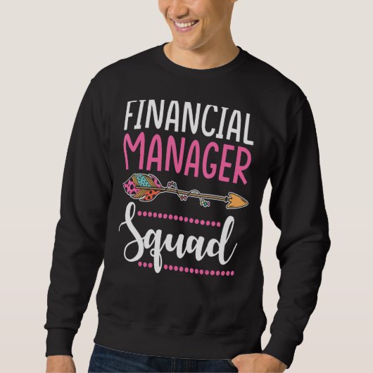 Financieel Manager Squad Vrouwen Team Financiële M Trui (Voorkant)