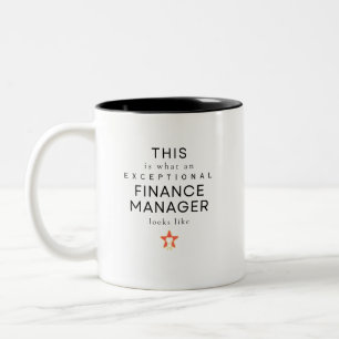 Financieel Manager Tweekleurige Koffiemok
