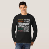 Financieel manager waardering t-shirt (Voorkant volledig)