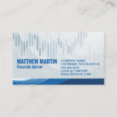 financieel overzicht | Groeigrafiek Logo Visitekaartje (Achterkant)