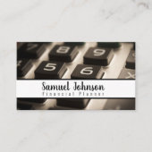 Financieel Planner Accountant Vermogensbeheer Visitekaartje (Voorkant)