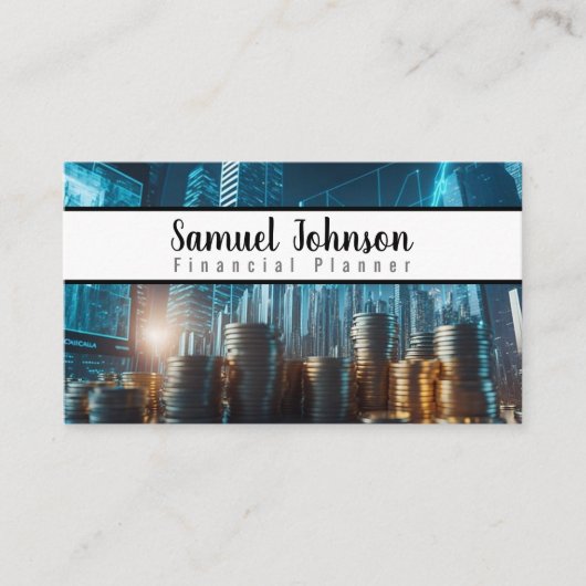 Financieel Planner Accountant Vermogensbeheer Visitekaartje (Voorkant)