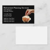 Financieel Planner Geldbeheer Visitekaartjes (Voorkant / Achterkant)