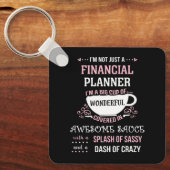 Financieel Planner Prachtig Geweldige Sassy Sleutelhanger (Voorkant)
