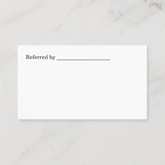 Financieel Planner Professionele Visitekaartjes (Achterkant)