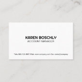 Financieel schema | Aandelen en grondstoffen Visitekaartje (Achterkant)