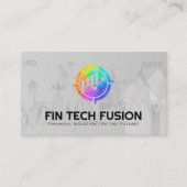 Financieel schema | Aandelen en grondstoffen Visitekaartje (Voorkant)