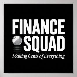 Financieel Team – Elke Cent Telt Poster