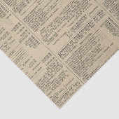  financieel verslag Krant Tissuepapier (Detail)