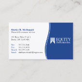 Financieel Visitekaartje (Voorkant)