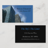 Financieel Visitekaartje (Voorkant / Achterkant)