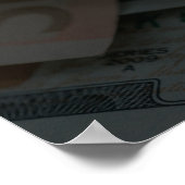 Financieel vrij - passief inkomen vs. kosten poster (Hoek)