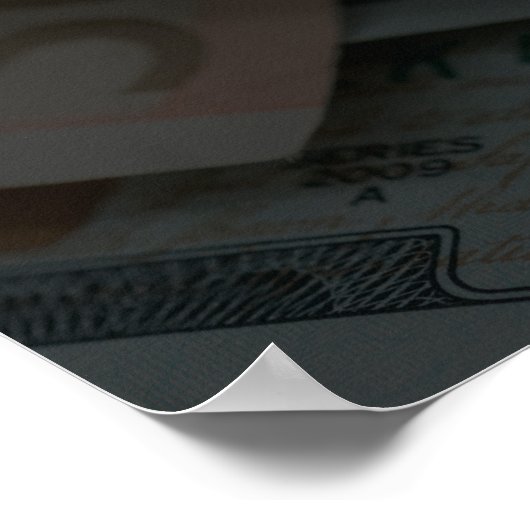 Financieel vrij - passief inkomen vs. kosten poster (Hoek)