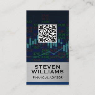 Financiële aandelenkaart   QR-labelscan  Visitekaartje