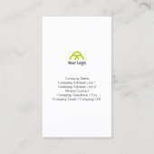 Financiële Administratie Professionele Stromen Num Visitekaartje (Achterkant)