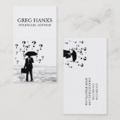 Financiële adviseur Money Accounting Visitekaartje (Voorkant / Achterkant)