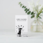 Financiële adviseur Money Accounting Visitekaartje (Staand voorkant)