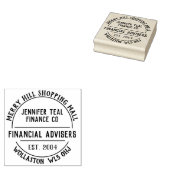 Financiële adviseurs Rubber Stamp Rubberstempel (Gestempeld)