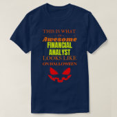 Financiële analist 3 t-shirt (Design voorkant)