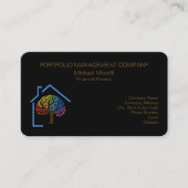 Financiële beheermaatschappij visitekaartje (Voorkant)