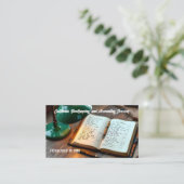 Financiële boekhouder Custom QR Visitekaartje (Staand voorkant)