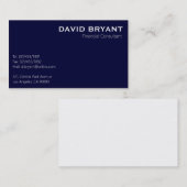 Financiële consultant - Visitekaartjes (Voorkant / Achterkant)