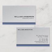 Financiële consultant - Visitekaartjes (Voorkant / Achterkant)