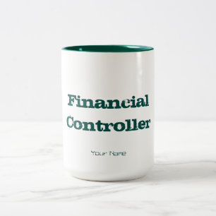 "FINANCIËLE CONTROLLER" TWEEKLEURIGE KOFFIEMOK