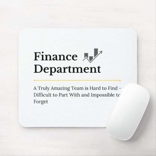 financiële dienst muismat (Met muis)