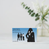 Financiële diensten, broker, financiële planner visitekaartje (Staand voorkant)