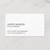 Financiële diensten | Dollar Tree Logo Visitekaartje (Achterkant)