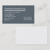 Financiële diensten visitekaartje (Voorkant / Achterkant)