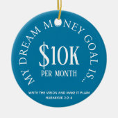  financiële doelstellingen keramisch ornament (Voorkant)