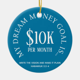  financiële doelstellingen keramisch ornament