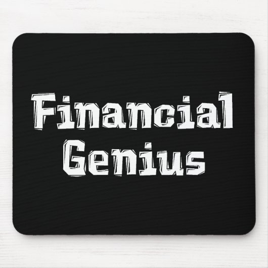 Financiële Genius Mousepad Muismat (Voorkant)
