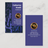 Financiële getallen zoeken visitekaartje (Voorkant / Achterkant)