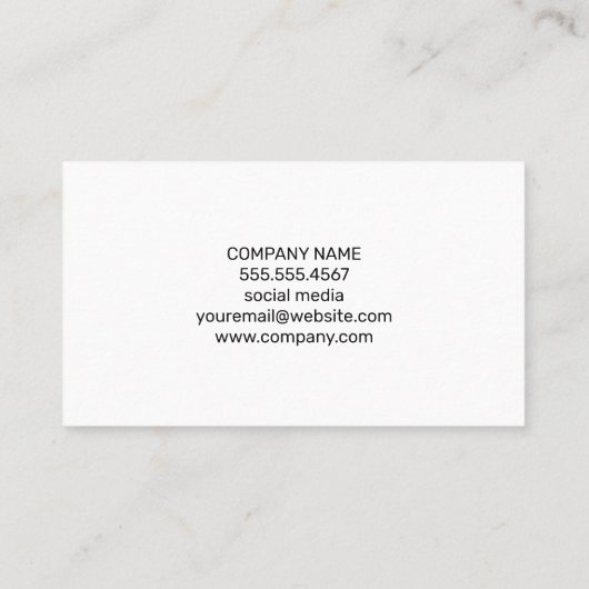 financiële grafiek | boekhouder visitekaartje (Achterkant)