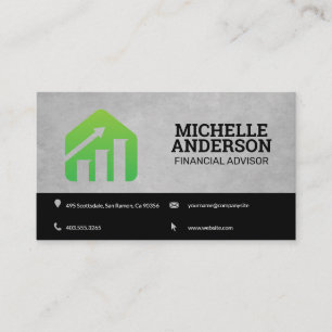 Financiële grafiek Logo   Voorraden Visitekaartje
