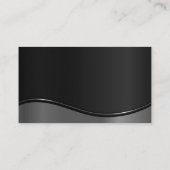 Financiële grafiek staafdiagram | Metaalgolf Visitekaartje (Achterkant)