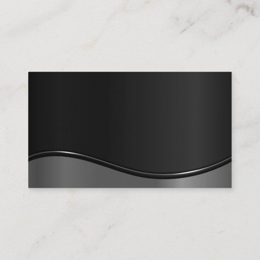 Financiële grafiek staafdiagram | Metaalgolf Visitekaartje (Achterkant)