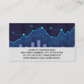 Financiële grafiek | Stamdruiven Visitekaartje (Achterkant)