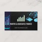 Financiële Grafieken | Aandelen Calculator Visitekaartje (Voorkant)