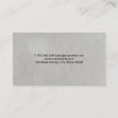 Financiële groei boom icoon visitekaartje (Achterkant)