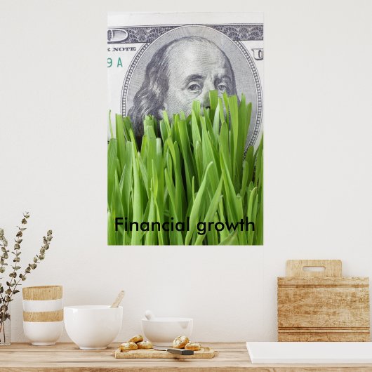 Financiële groei poster (Keuken)
