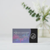 financiële Logo / beursgrafiek Visitekaartje (Staand voorkant)