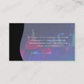 financiële Logo / beursgrafiek Visitekaartje (Achterkant)