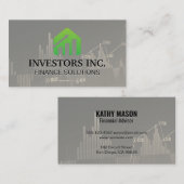 Financiële Logo | beurskaart Visitekaartje (Voorkant / Achterkant)