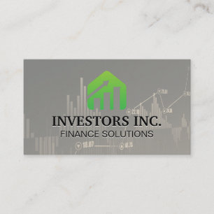Financiële Logo beurskaart Visitekaartje