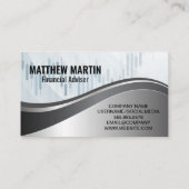 Financiële Logo | Grafiek Visitekaartje (Achterkant)