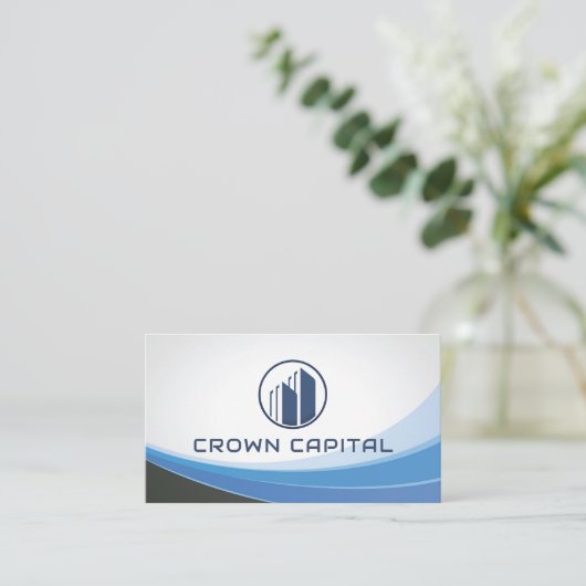 Financiële Logo Visitekaartje (Staand voorkant)